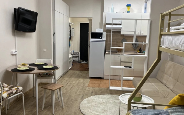 Апартаменты Семейная студия в тихом районе метро Звёздная-Купчино