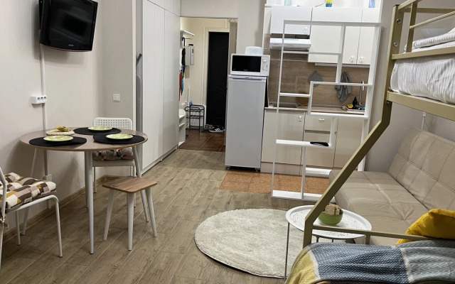 Апартаменты Семейная студия в тихом районе метро Звёздная-Купчино