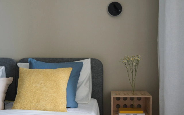 Квартира с бирюзовым настроением