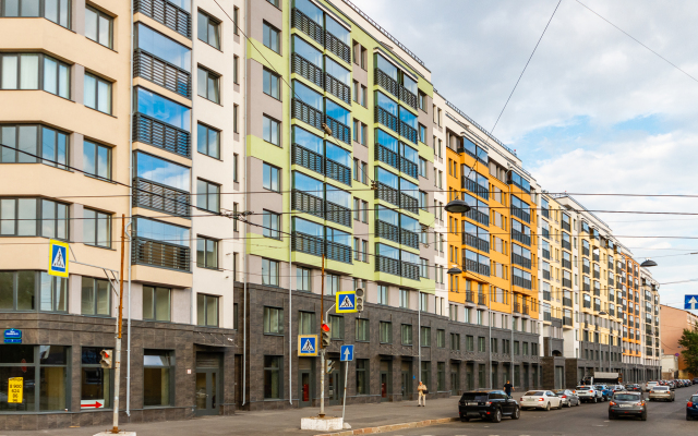 Апартаменты GLOBALSTAY Просторная 1-комнатная Квартира в Новом Доме Бизнес Класса ЖК Палацио на ВО в центре СПБ