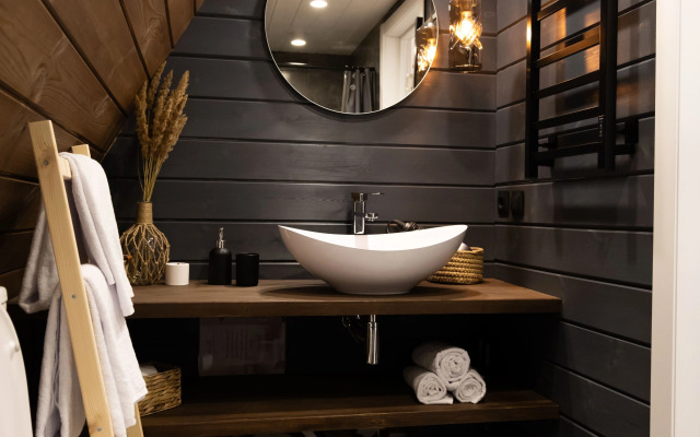 Частный дом в Стиле A-Frame на Берегу Озера