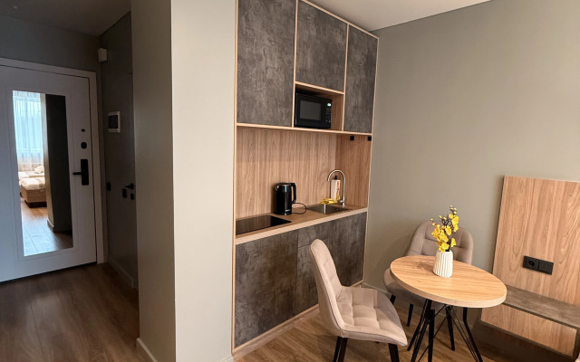 Квартира Уютная Студия с красивым видом на Ленинский проспект