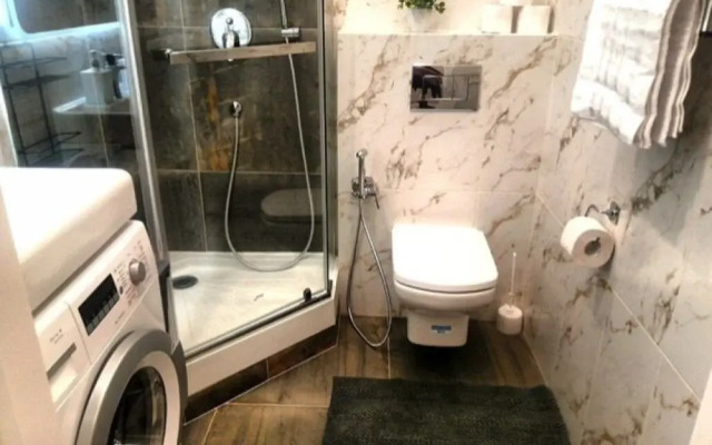 Svetlaya s dizajnerskim remontom okolo metro Apartment
