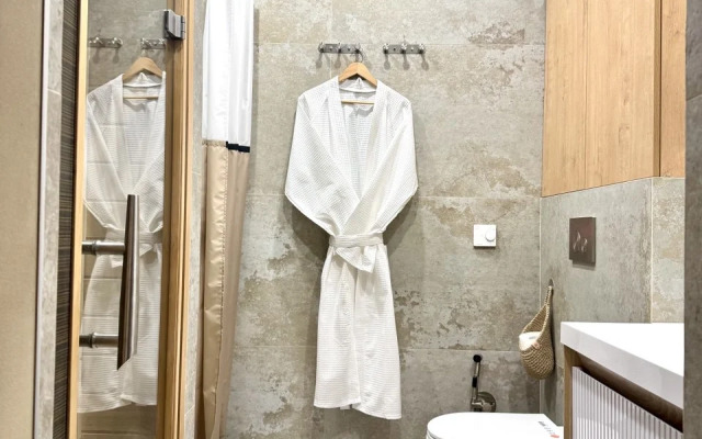 Hygge Karelia s saunoy, massazhnym kreslom i proektorom Apartments