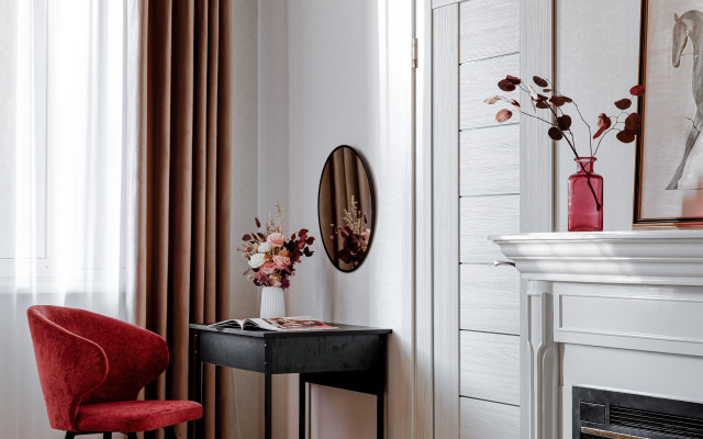 Yevrodvushka Kaminnaya Istoriya V Samom Serdtse Sochi Flat