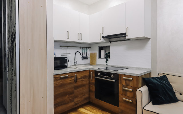 Lalapart Aspen Wood Chetryrekhmestnaya Studiya u Metro Dmitrovskaya Apartments