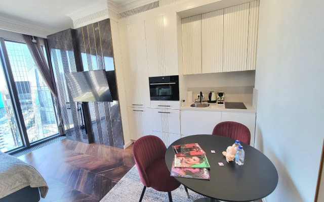 Apartment Стильная Студия на 30 Этаже Москва Сити
