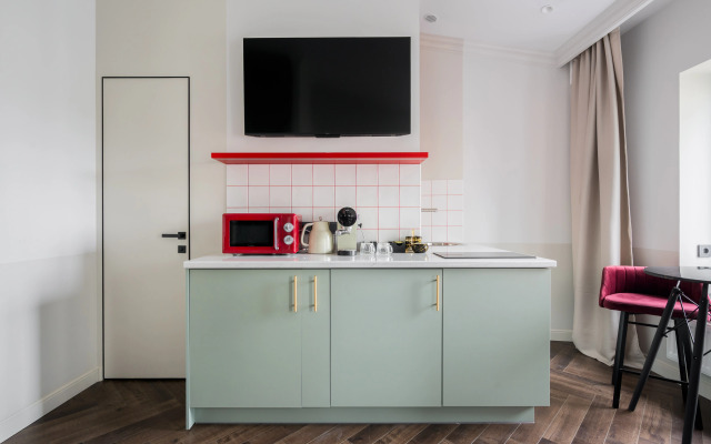 Квартира New Horizon Art Vinil 71 премиальный центр и авторский интерьер