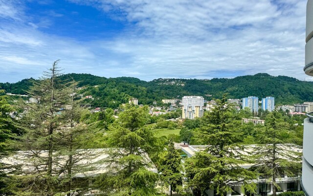 V otele s vidom na more. Kosmos 522 Apartments