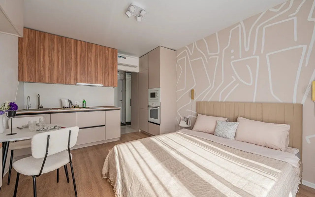 Апартаменты Светлая и уютная студия на берегу Исети