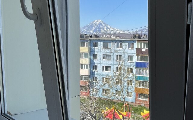 Апартаменты Созвездие Камчатки с красивым видом на вулканы