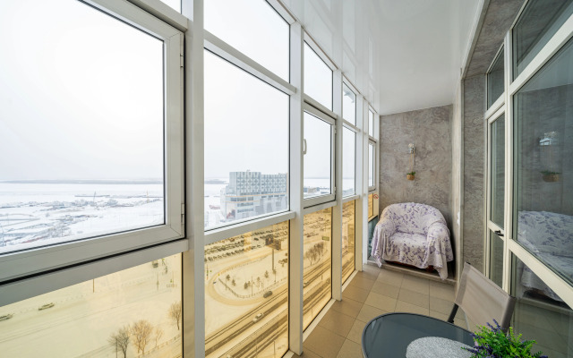 Квартира-студия с шикарным видом на Амур