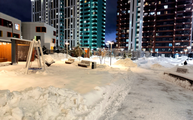 Квартира с фонтаном во дворе