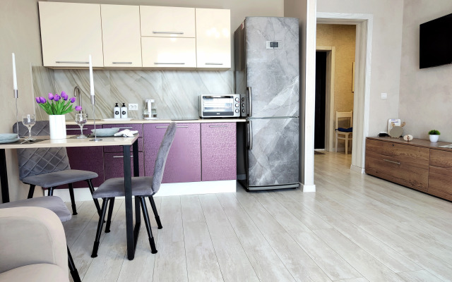 Квартира с видом на реку и горы