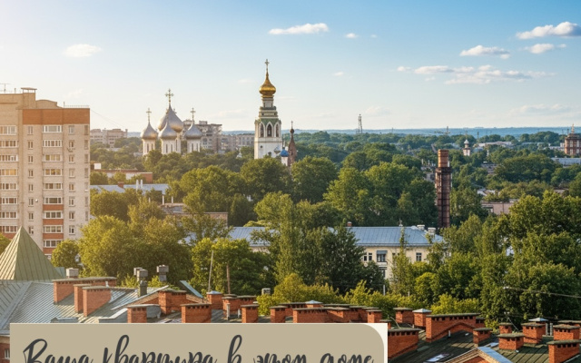 Квартира Просторная двушка в доме бизнес класса