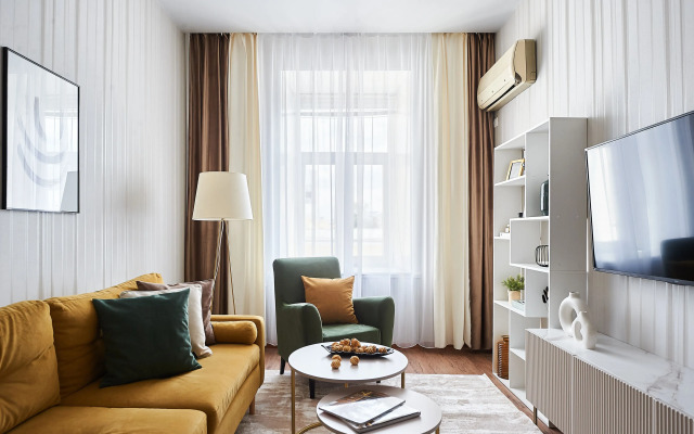 Квартира GM Apartments Современная Трешка на Парке Культуры