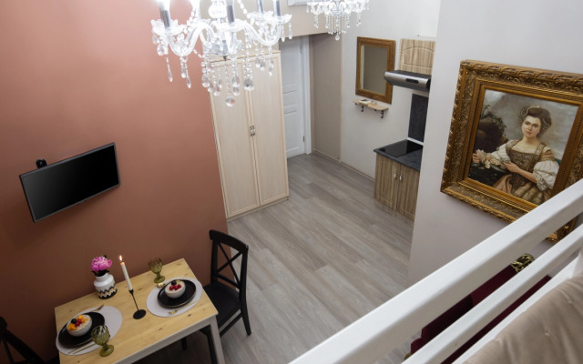 Квартира студия с двухъярусной кроватью BookingSPB в  Доме Литераторов на Гороховой