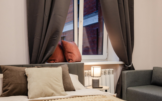 Апартаменты Новая Cтудия в Cтиле Минимализм рядом с Ботаническим Садом