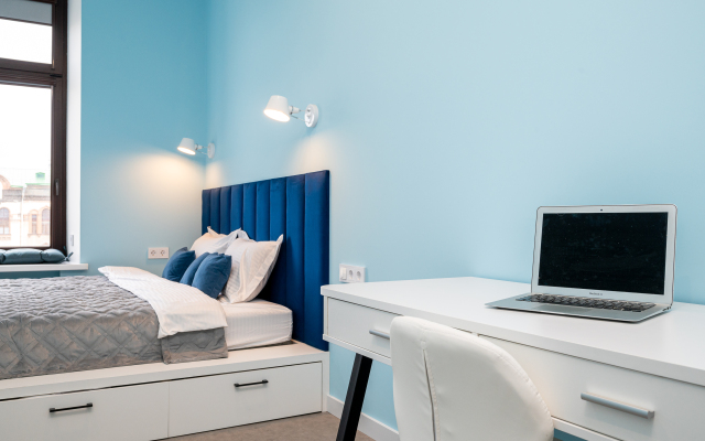 Uyutnaya studiya s vidom na naberezhnuyu Fontanki Apartments