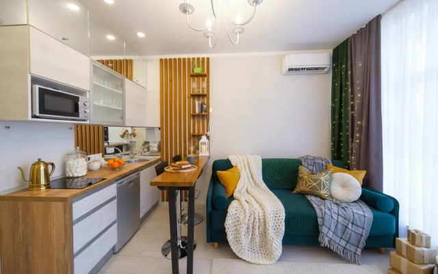 Апартаменты студия в элитном ЖК Метрополь от LetoApart