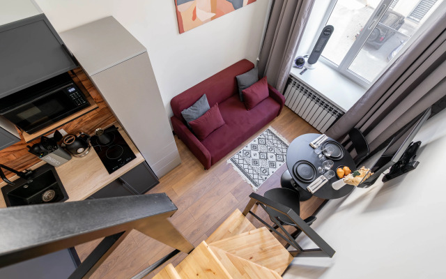 Квартира Двухуровневая квартира-студия с дизайнерским ремонтом