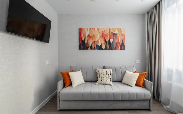Апартаменты TatAparts оранжевая идиллия в современной студии