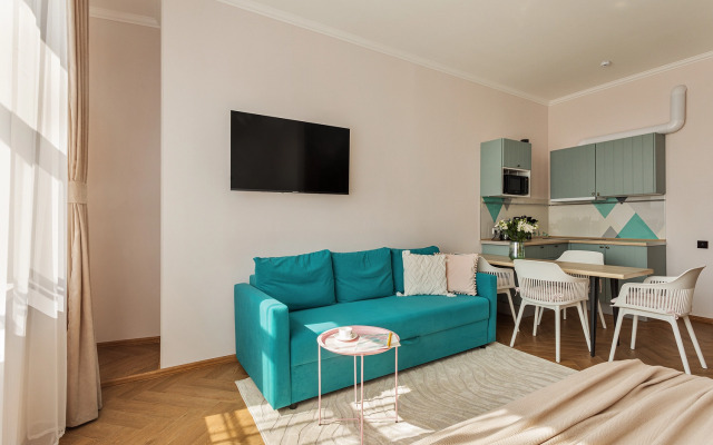 Квартира JN Apartments Четырехместная Студия с Видом на Парк