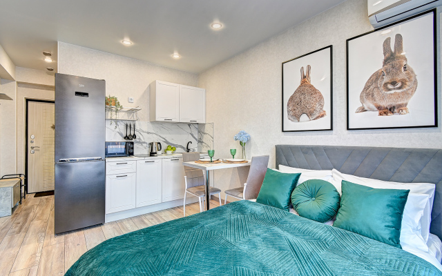 Uyutnaya studiya 1ya liniya ot morya Flat