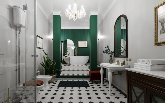 Апартаменты от Minin 270 кв.м. с видом на Неву, террасой и бильярдом