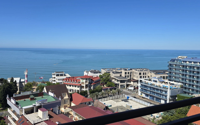 S shikarnym, panoramnym vidom na more Flat