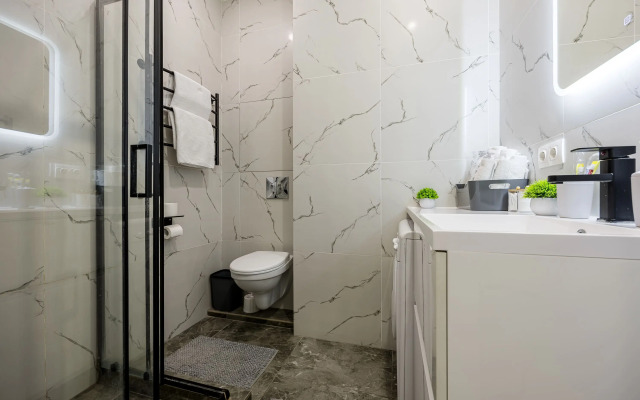 Апартаменты с видом на город в ЖК Метрополия