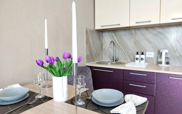 Квартира с видом на реку и горы