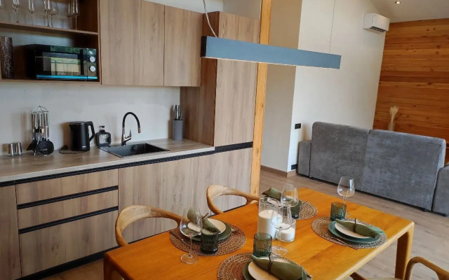 Коттедж Экоранчо Home Резорт Лодж с купелью - фото 3