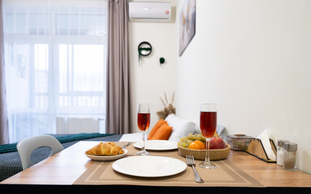 Квартира Стильная студия на двоих Natali apart на метро Прокшино