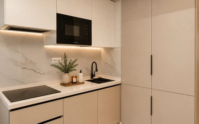 Апартаменты Дизайнерская студия в Modera Tower с видом на город