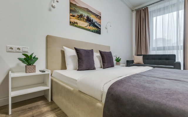 Apartamenty Standartnye s Krasivym Vidom i Balkonom Business Apartments