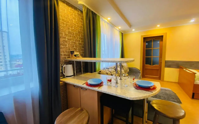 Квартира Двухкомнатная в Центре Мурманска на Буркова 43 и Видом на Город