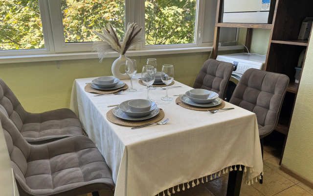 Апартаменты Уютная светлая 2-комнатная квартира с видом на Машук