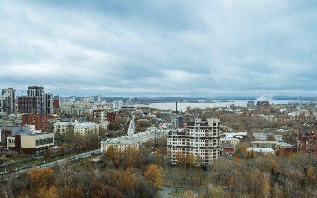 With a view on the 25th floor Flat
