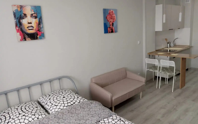 Квартира Уютная студия рядом с Волгой