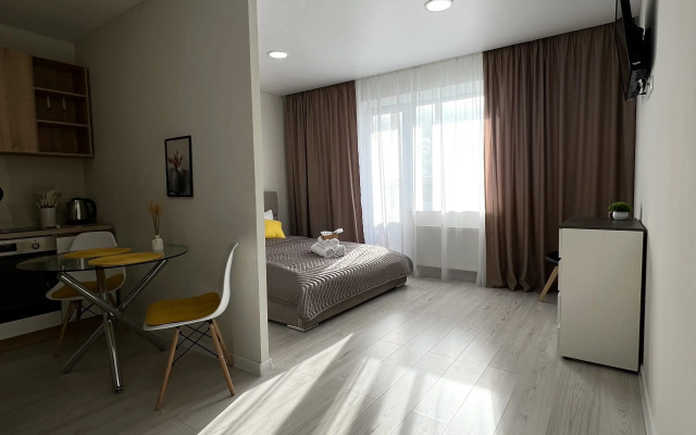 Квартира Студия с двуспальной кроватью