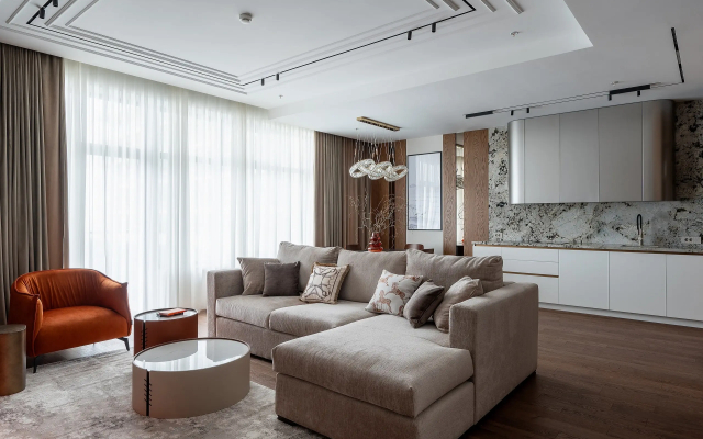 Апартаменты Трехкомнатные Luxury Dubai с двумя спальнями