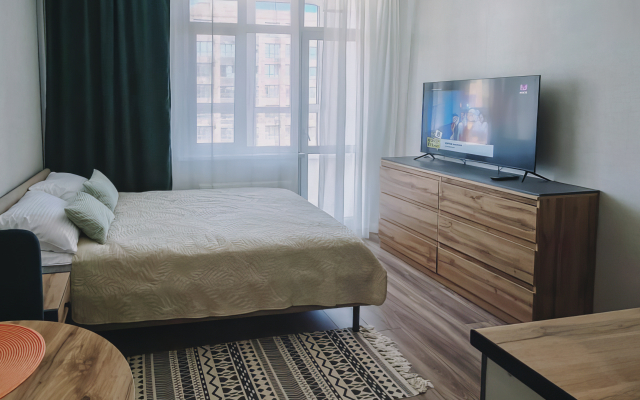 Квартира уютная студия в ЖК Яблоневый