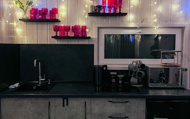 Частный дом  Belov House  с панорамным остеклением у леса