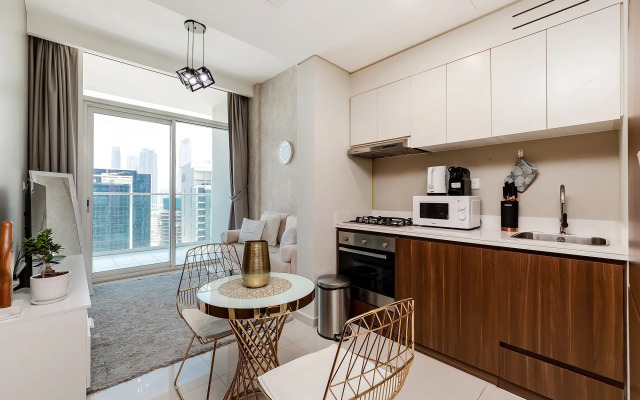 Апартаменты Damac Vera 1br With Downtown & Burj Khalifa View
