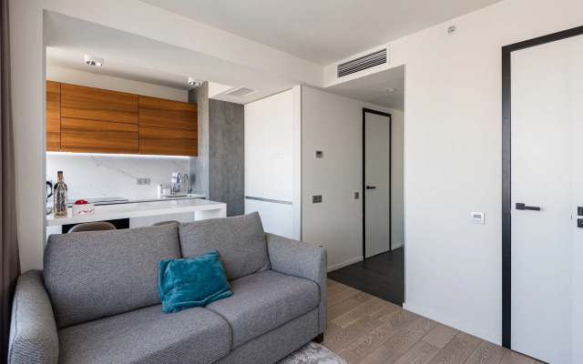 Квартира-студия с панорамным видом на Москву