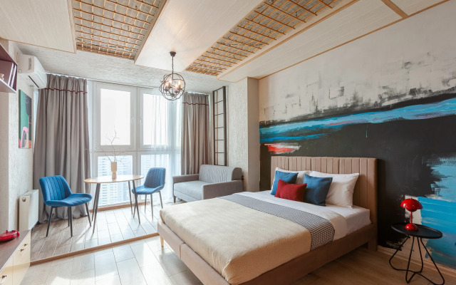 Апартаменты RentPlaza в центре в ЖК Арго на Ново-Садовой 201Б