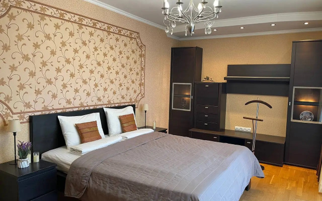 Dvuhkomnatnaya s saunoj u Verhnego ozera Flat