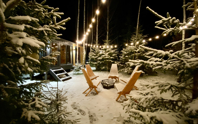 Частный Дом ЕлкиШале с 3мя спальнями, баней и чаном