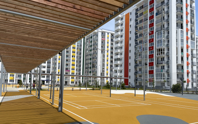 Apartamenty Морент s dizaynerskim remontom v ZHK «Frukty» Apartments